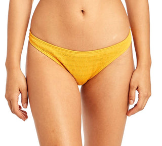 Billabong Sun Rise Tropic Textured Bikini Bottom Orange X-Large