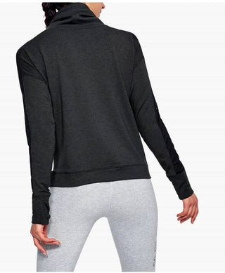 Under Armour Women's Sweatshirt Featherweight Fleece Funnel Black X-Small New