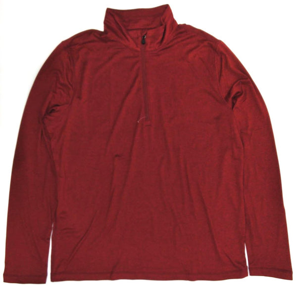32 Degrees Heat Men's Pullover Shirt Quarter Zip Long Sleeve Stand Up Collar New