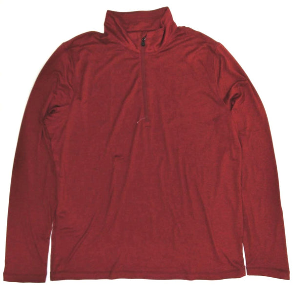 32 Degrees Heat Men's Pullover Shirt Quarter Zip Long Sleeve Stand Up Collar New
