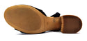 Marc Fisher Women's Ankle Strap Sandals Piya Suede Open Toe Casual Black Sz 8.5