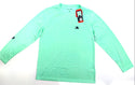 Caribbean Joe Men's Shirt Light Green Long Sleeve Swordfish Logo Graphic Size M