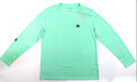 Caribbean Joe Men's Shirt Light Green Long Sleeve Swordfish Logo Graphic Size M