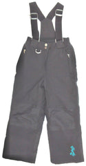 Weatherproof 32 Degree Children's Winter Pants Snow Bib Ski Black XS 5/6 New