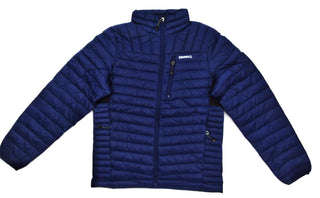 Gerry Men’s Puffer Jacket Lightweight Long Sleeve Insulated Classy Coat Blue