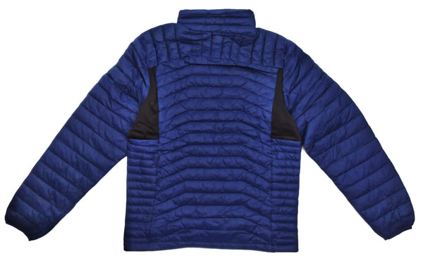 Gerry Men’s Puffer Jacket Lightweight Long Sleeve Insulated Classy Coat Blue