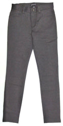 DKNY Women's Ponte Pants Regular Slim Leg Grey Houndstooth Size X-Small New