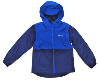 Eddie Bauer Boy's Kids Jacket Lightweight Lone Peak 3in1 Hooded Navy Blue New