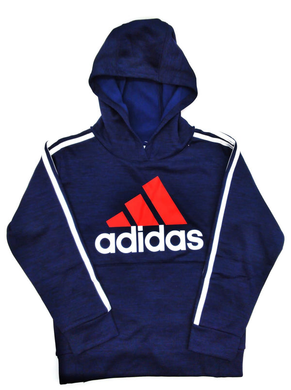 Adidas Youth Tech Hoodie Unisex Long Sleeved Fleece Pullover New with Tags
