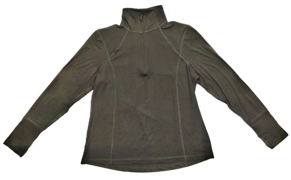 Lukka Lux Women's Athletic Shirt 1/4 Zip Long Sleeve Stretch Pullover Top New