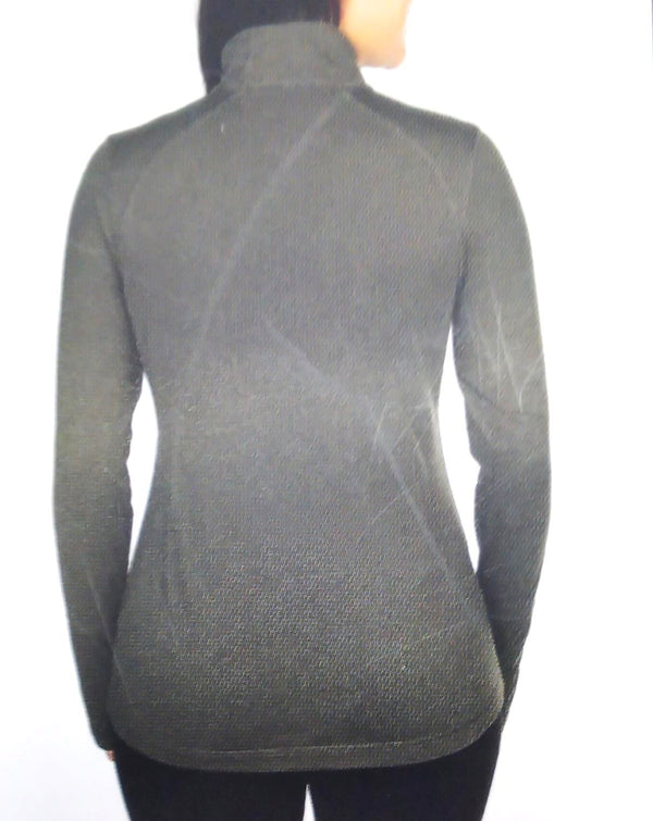 Lukka Lux Women's Athletic Shirt 1/4 Zip Long Sleeve Stretch Pullover Top New
