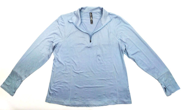Lukka Lux Women's Athletic Shirt 1/4 Zip Long Sleeve Stretch Pullover Top New