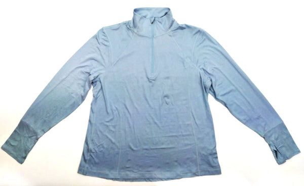 Lukka Lux Women's Athletic Shirt 1/4 Zip Long Sleeve Stretch Pullover Top New