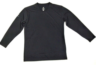Easton Men's Baseball Jersey Spirit Long Sleeve Crew Neck Black Adult Size Small