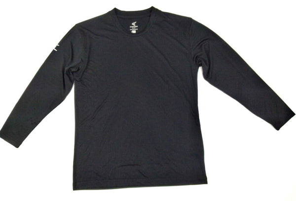 Easton Men's Baseball Jersey Spirit Long Sleeve Crew Neck Black Adult Size Small