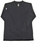 Easton Men's Baseball Jersey Spirit Long Sleeve Crew Neck Black Adult Size Small