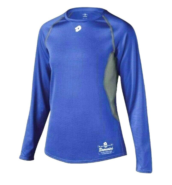 Demarini Women's Jersey Active Top Game Day Long Sleeve Royal Medium New