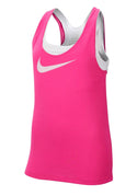 Nike Girl's Tank Top Breathe 2 in 1 Training Top Laser Fuchsia Pink Foam New