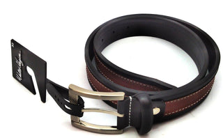 Walter Hagen Men's Leather Belt Two Tone Black Brown Size 32 New with Tags