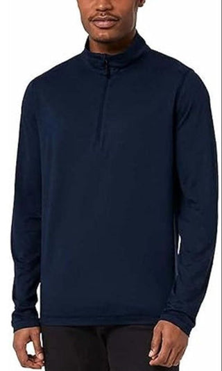 32 Degrees Heat Men's Pullover Shirt Quarter Zip Long Sleeve Stand Up Collar New