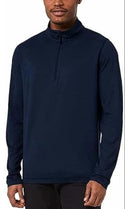 32 Degrees Heat Men's Pullover Shirt Quarter Zip Long Sleeve Stand Up Collar New