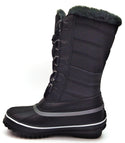 Womens Winter Boots JBU By Jambu Sabine Water Resistant Snow Boots Black 8 New
