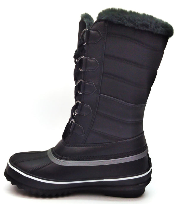 Womens Winter Boots JBU By Jambu Sabine Water Resistant Snow Boots Black 8 New