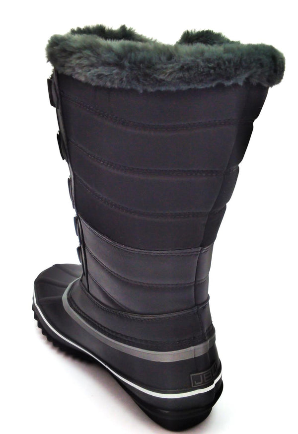 Womens Winter Boots JBU By Jambu Sabine Water Resistant Snow Boots Black 8 New