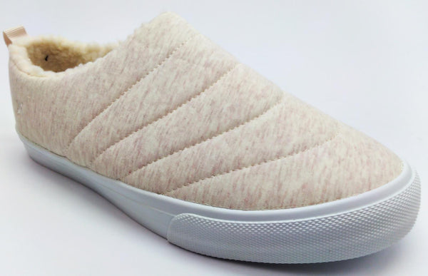 Hurley Women's Loafers Arlo Puff Clog Quilted Slip On Comfort Shoes Natural New