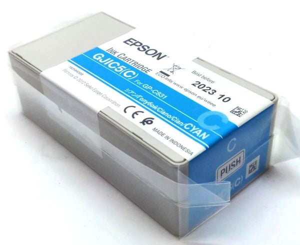 Lot of 450 Genuine Epson ColorWorks GP-C831 Printer Ink Cartridge Cyan