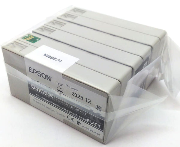 Lot of 25 Epson GJIC5-K Ink Cartridges ColorWorks Printer Black OEM C13S020563