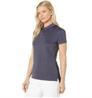 Nike Women's Golf Polo Shirt Dri-Fit Short Sleeved Three Button Gridiron - New