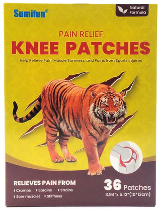 Sumifun Pain Relief Patches Joints Knee Muscle 3.94" x 5.12" - 36 Patches