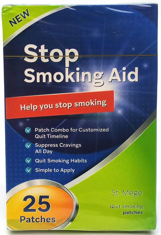 St Mege Stop Smoking Aid Patch Combo Caving Suppression - 25 Patches