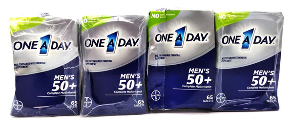 8-Pack Men's 50+ Complete Multivitamin /Multimineral Tabs 50% off Clearance Sale