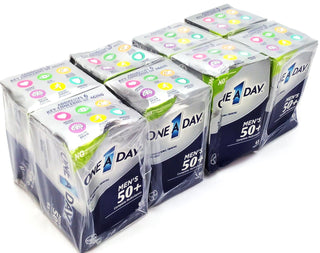 8-Pack Men's 50+ Complete Multivitamin /Multimineral Tabs 50% off Clearance Sale