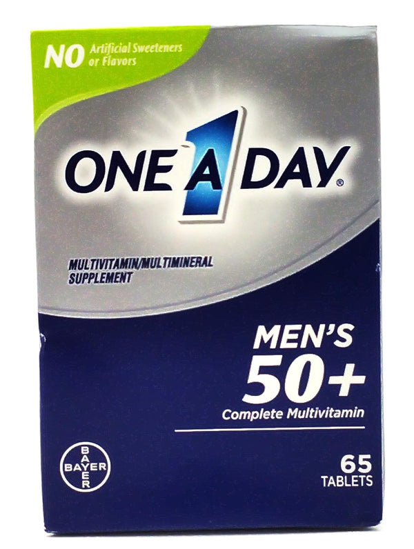 8-Pack Men's 50+ Complete Multivitamin /Multimineral Tabs 50% off Clearance Sale