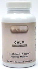 Pure Calm Nutrient Dense Supplement Meditation Tablet Essential Minerals 120 Ct