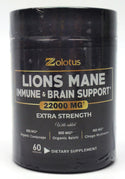 Zolotus Lions Mane Immune and Brain Support 22000mg Extra Strength - 90 Capsules