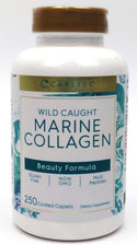 Marine Collagen Peptides Wild Caught Hyaluronic Acid by Carlyle - 250 Caplets