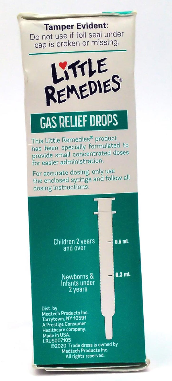 Little Remedies Natural Berry Flavor Gas Relief Drops Works in Minutes