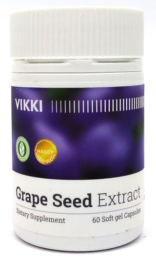 Vikki Grape Seed Extract Antioxidant Dietary Supplement 60 Softgels