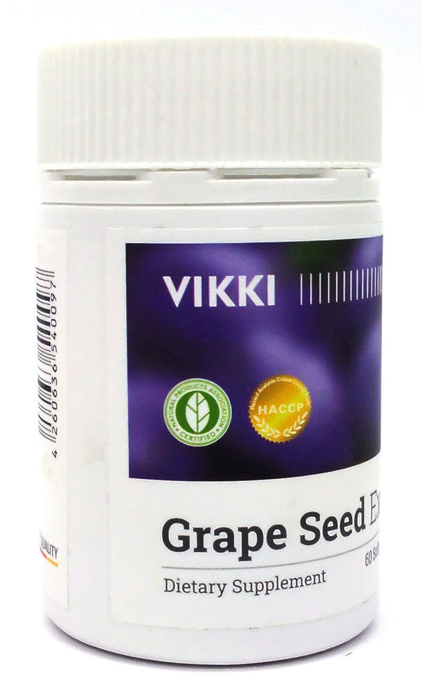 Vikki Grape Seed Extract Antioxidant Dietary Supplement 60 Softgels