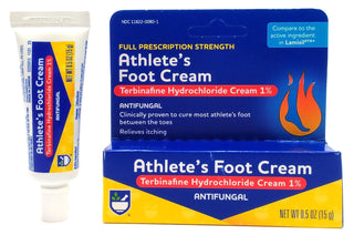 Athlete's Antifungal Foot Cream Terbinafine Hydrochloride Cream 0.5 oz