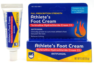 Athlete's Antifungal Foot Cream Terbinafine Hydrochloride Cream 0.5 oz