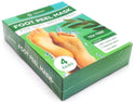 Dermora Foot Peel Mask for Soft Smooth Feet Tea Tree Scent - 4 Pairs