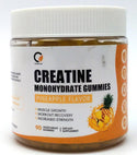 Creatine Monohydrate Gummies Muscle Growth Body Building Pineapple Flavor -90 Ct