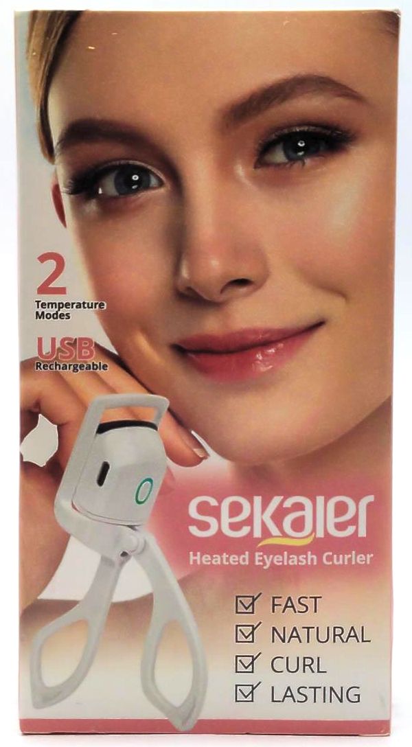 Sekaler Heated Eyelash Curler 2-Temparature Mode USB Rechargeable