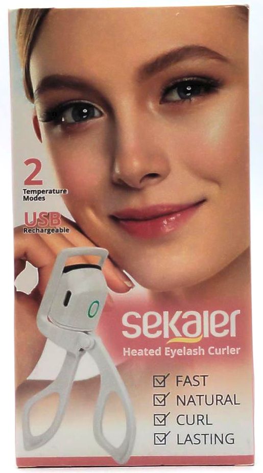 Sekaler Heated Eyelash Curler 2-Temparature Mode USB Rechargeable