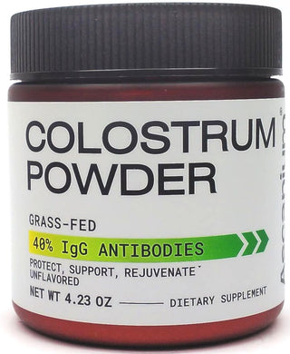 Ascanium Colostrum Dietary Supplement Unflavored Powder Grass Fed 40% IgG 4.23Oz